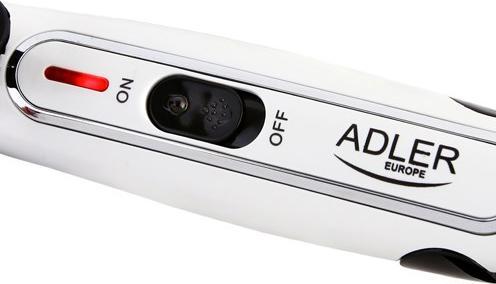 Actual product image Adler Hair straightener Warranty 24 months, Ceramic heating system, 50 W, White