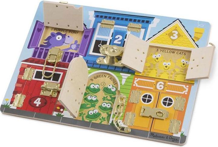 Actual product image Melissa & Doug Board with fasteners