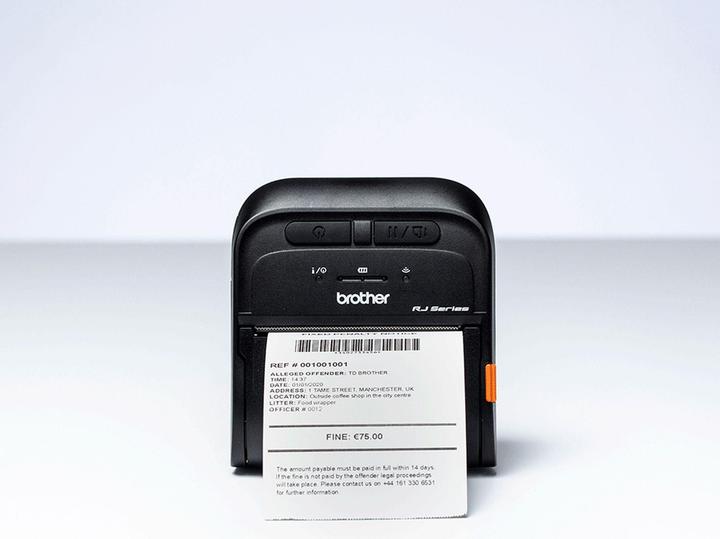 Produktbild Brother RuggedJet RJ-3035B - Belegdrucker - Thermodirekt - Rolle (7,9 cm) (NFC, Bluetooth, USB 2.0)