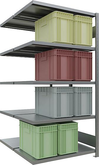 Actual product image eurokraft pro Boltless shelving, double row