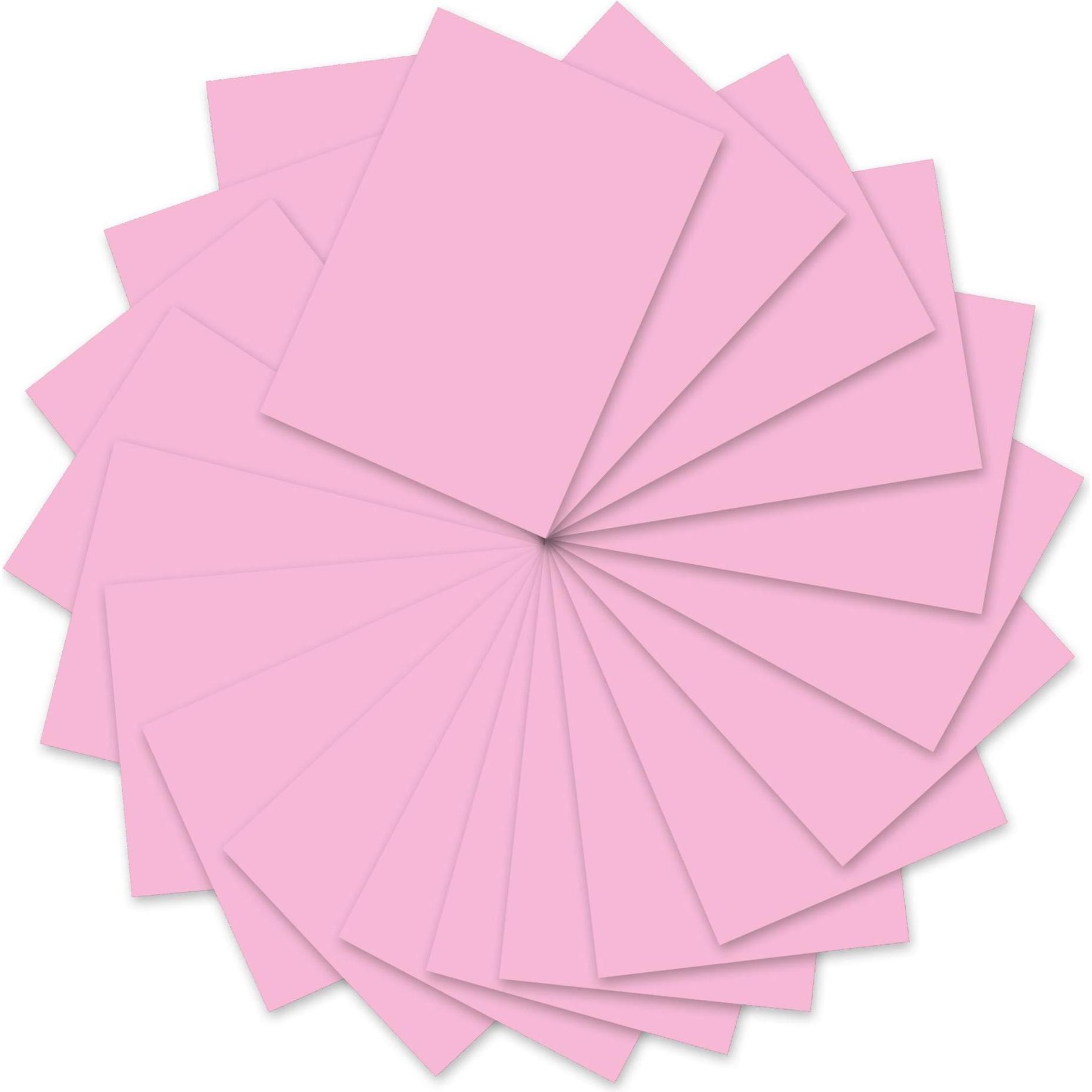 Ursus, Kopierpapier, Tonzeichenpapier A4, 130 g/m², 100 Blatt, Rosa (130 g/m², A4)