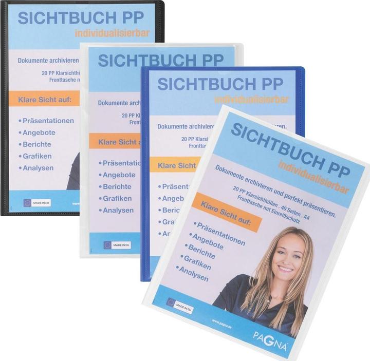 Actual product image Pagna Office Sichtbuch DIN A4, 20 Hüllen weiss (A4, 1x)
