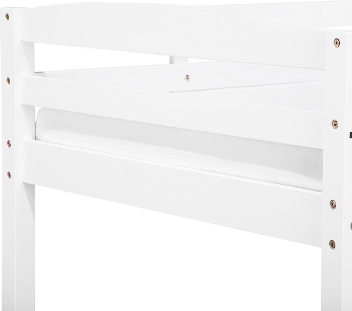 Actual product image Beliani Loft Bed Wood with Bed Drawer White 90 x 200 cm REGAT (90x200)