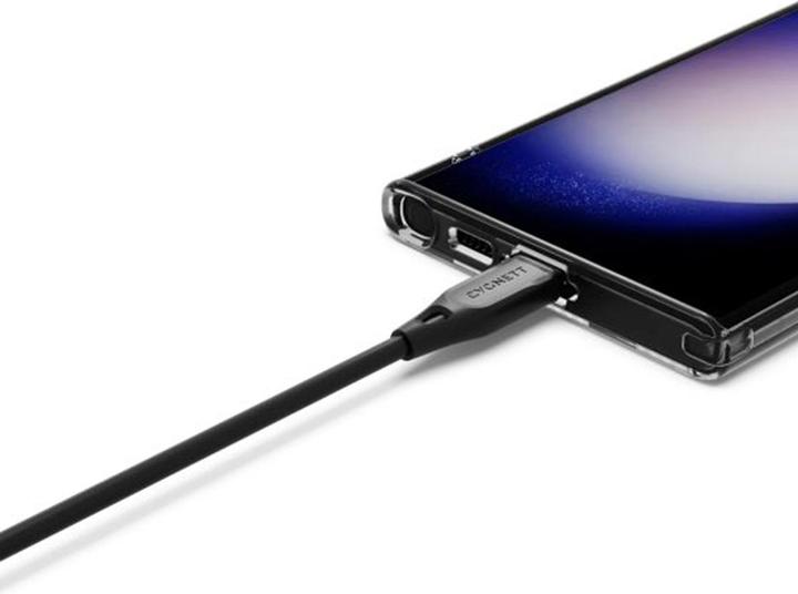 Produktbild Cygnett Essentials USB-C auf USB-C (USB 2.0) Kabel, Schwarz, 2 m (2 m, USB 2.0, 60 W)