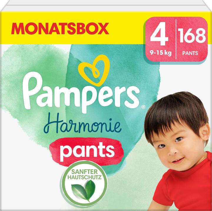 Actual product image Pampers Harmonie Pants (Size 4, Monthly box, 168 Piece)