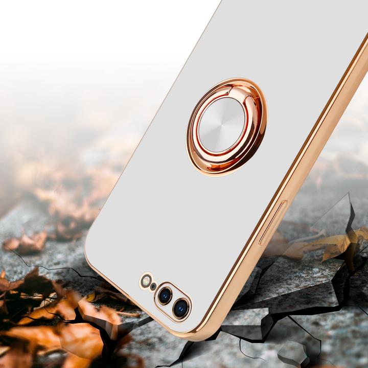 Immagine prodotto Cadorabo Custodia per Apple iPhone 7 PLUS / 7S PLUS / 8 PLUS in TPU con protezione della fotocamera e anello (Apple iPhone 7 Plus, Apple iPhone 7s Plus)