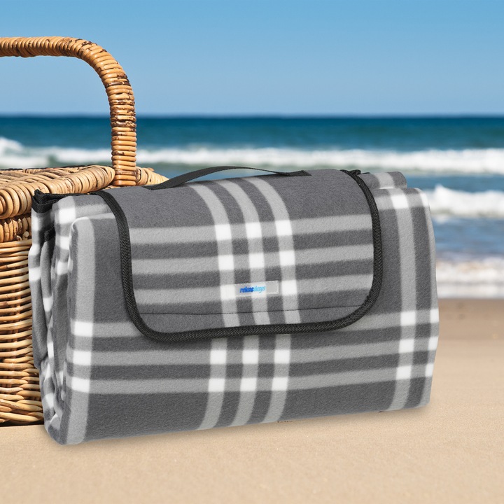 Actual product image Relaxdays Picnic blanket