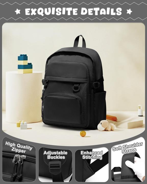 Only-Bags.Store Leichter Schulrucksack Teenager, Rucksack Univcersity