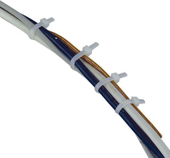 Actual product image WKK Cable tie 9.0 x 430 mm, 100 pieces - colour natural (Plastic cable ties, 300 mm, 100 pcs.)