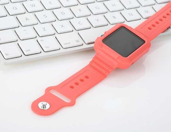 Image du produit Hermex Apple Watch 40mm 38mm Silicone Bracelet Sport Couverture Orange (38 mm, 40 mm, Silicone)
