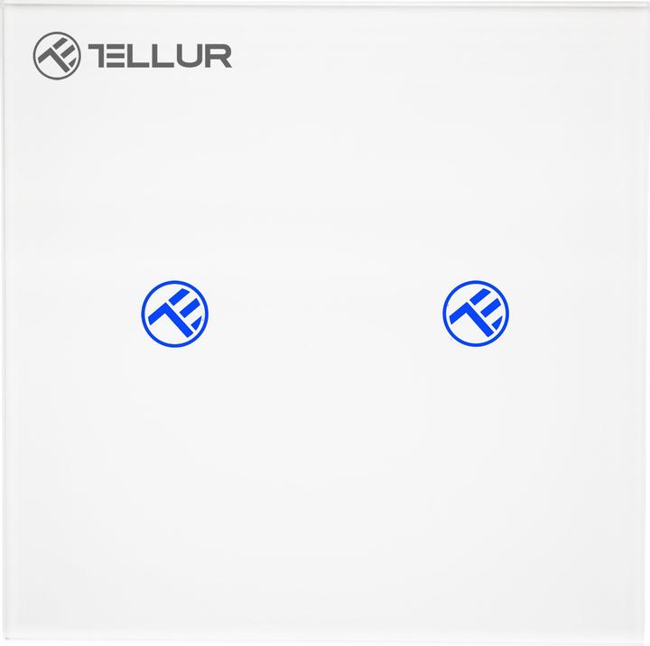 Tellur Interruttore WiFi intelligente, SS2N 2 porte 1800W 10A