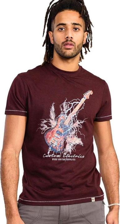 Produktbild DUKE Mens Redbourn D555 Kingsize Lightening Guitar T-Shirt (4XL)