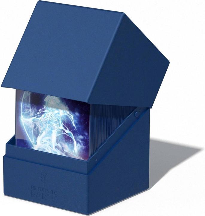 Actual product image Ultimate Guard Card Box Return To Earth Boulder Deck Case 100+ Blue