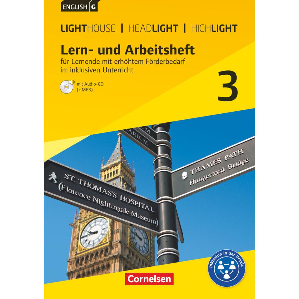 EG LightHeadHigh 3 AH+CD, Schulbücher von Berit Rudolph, Beate Lindemann