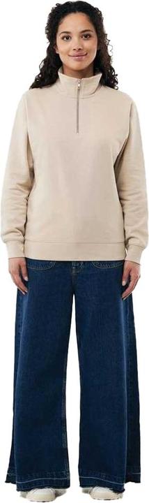 Produktbild Iqoniq Elgon Pullover Top mit kurzem Reissverschluss Recycelte Baumwolle (M)