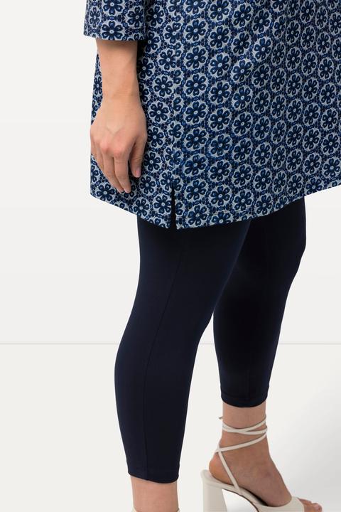 Immagine prodotto Ulla Popken Maglia dal taglio lungo con fiori, scollo a tunica e maniche a 3/4 (68)