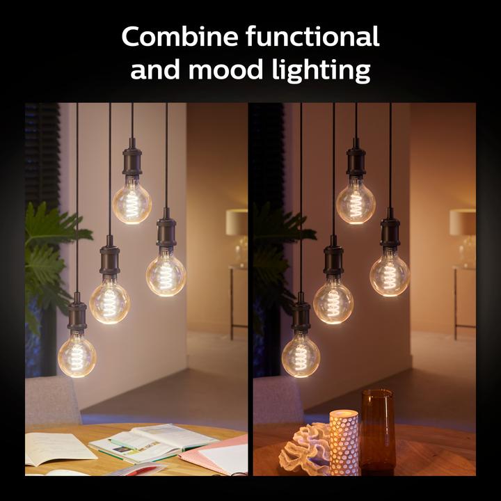 Produktbild Philips Hue Philips E27 Einzelpack Giant Globe (E27, 7 W, 550 lm, 1 x, G)