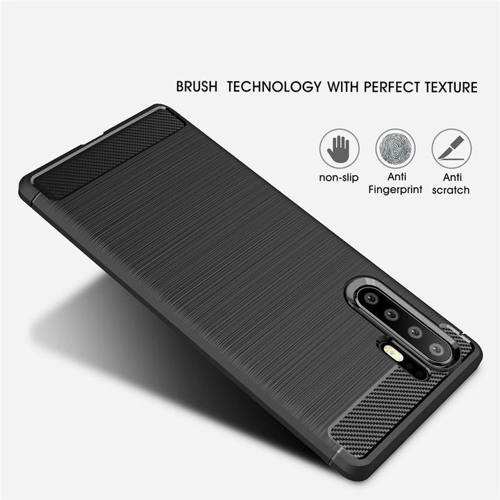 Produktbild König Design Huawei P30 Pro New Editition Hülle Case Handy Cover Schutzhülle Bumper Etui Grau (Huawei P30 Pro New Edition)