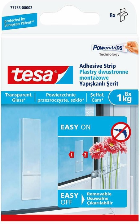 Produktbild MGA Tesa 77733 transparente Montagescheiben 1 kg (1 kg)