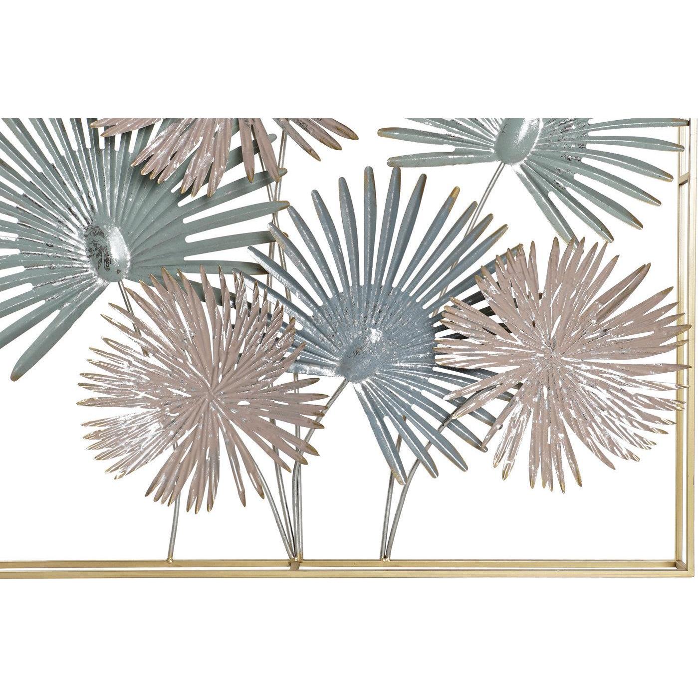 DKD Home Decor, Decorazione murale, Wall Decoration Metal (90 x 7 x 90 cm)