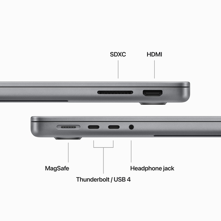 Actual product image Apple MacBook Pro - Late 2023 (14", M3, 8 GB, 1000 GB, DE)