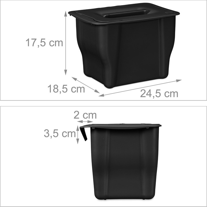 Actual product image Relaxdays Organic garbage can (5 l)