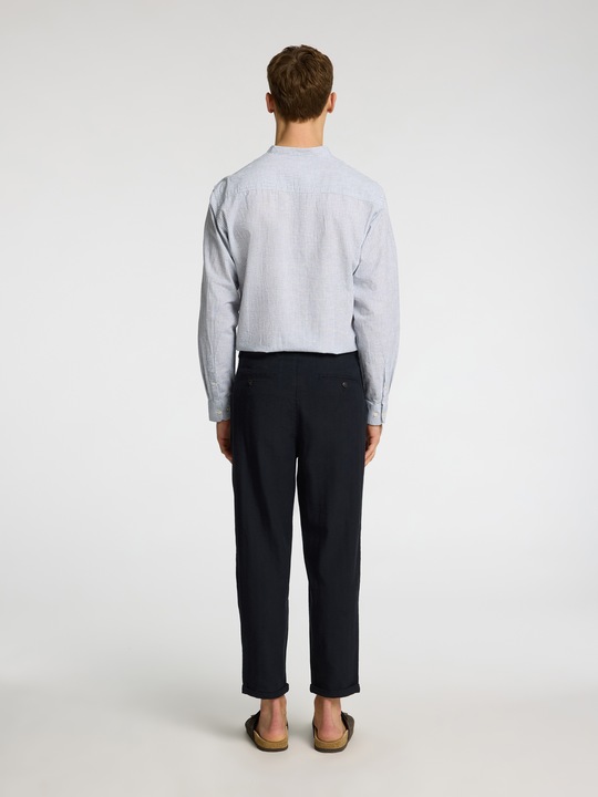 Actual product image Selected Homme Cropped relaxed fit trousers (W30/L32)