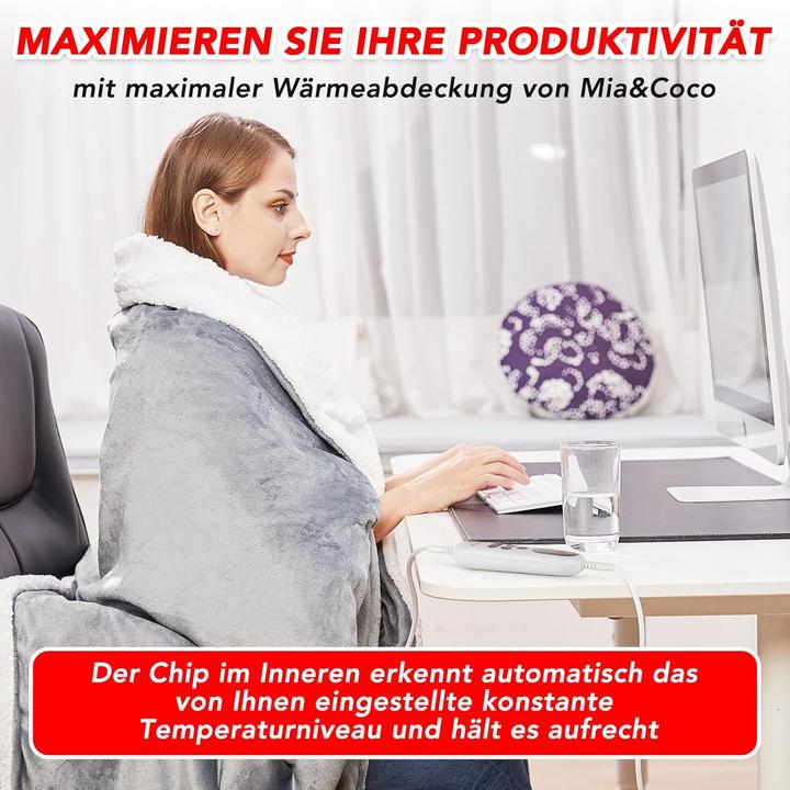 Produktbild Mia&Coco Heizdecke mit Abschaltautomatik (160 x 130 cm)