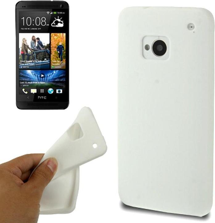 Produktbild König Design Schutzhülle Silikon Case für Handy HTC One M7 Weiss (OnePlus X)