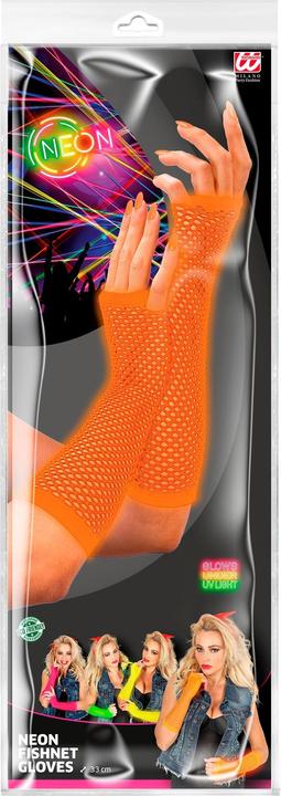 Produktbild Widmann Netz-Handschuhe lang orange
