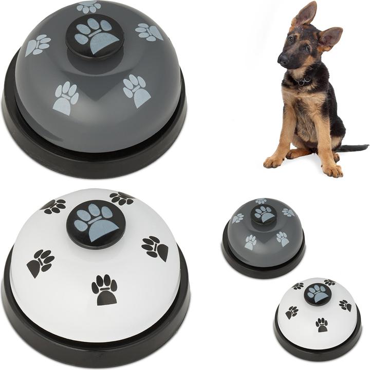 Actual product image Relaxdays 4x pet training bell (Intelligence toy dog)