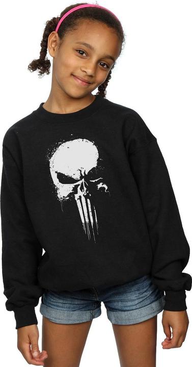 Produktbild The Punisher Spray Skull Sweatshirt Mädchen (128)