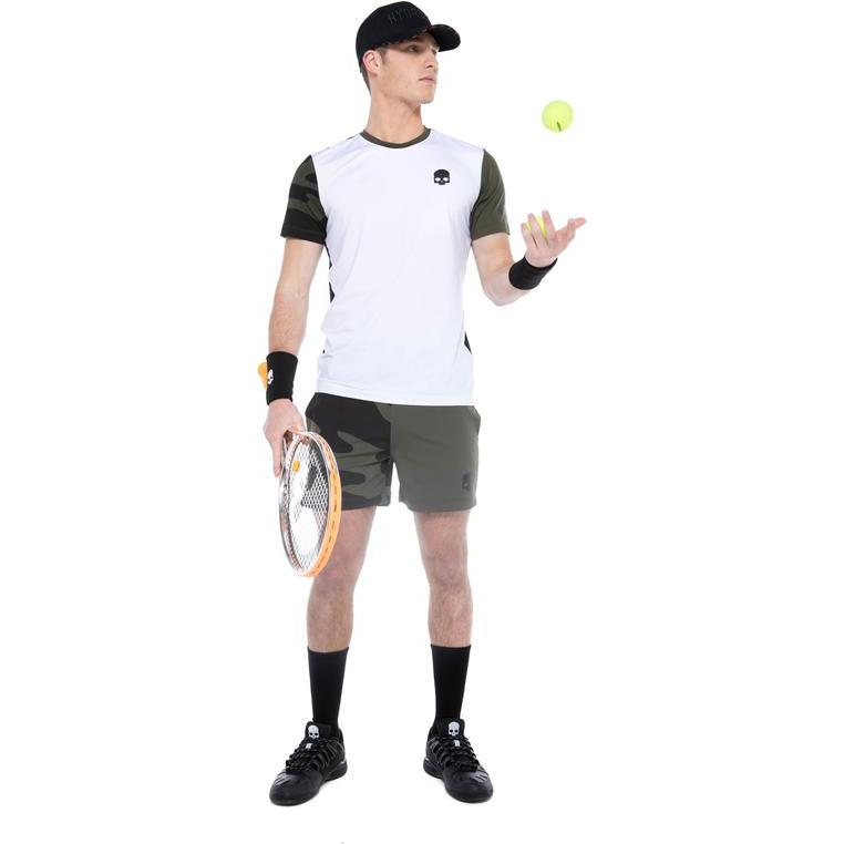 Hydrogen, Herren, Sportshirt, t-hirt (S), Weiss, Grün, S