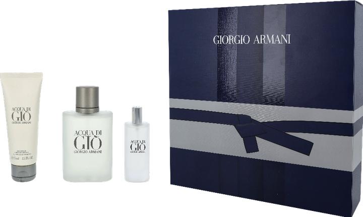 Image du produit Giorgio Armani Acqua Di Giò Eau de Toilette 100ml + 15ml + Shower Gel 75ml (Set parfum)
