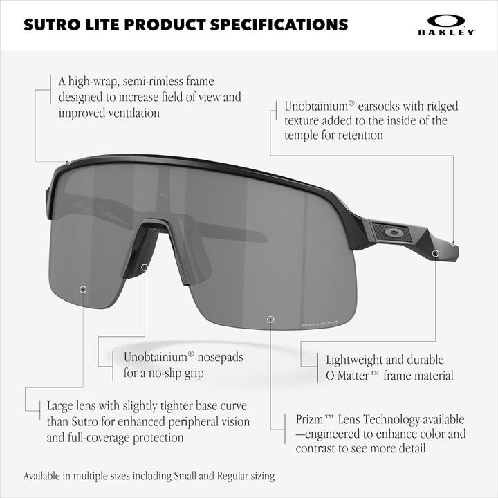 Image du produit Oakley Sutro Lite (Sable mat, Prizm Road Black)