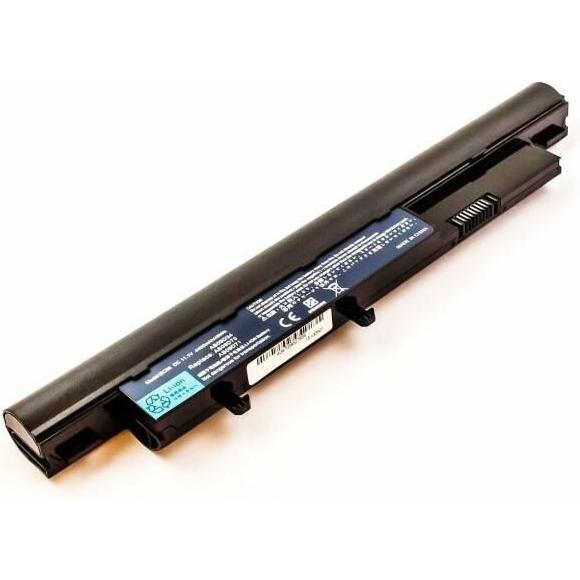 CoreParts MBI2440 (6 Zellen, 4400 mAh), Notebook Akku, Schwarz