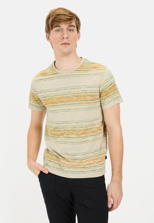 Actual product image Camel Active T-Shirt mit Streifenmuster aus Baumwolle (6XL)