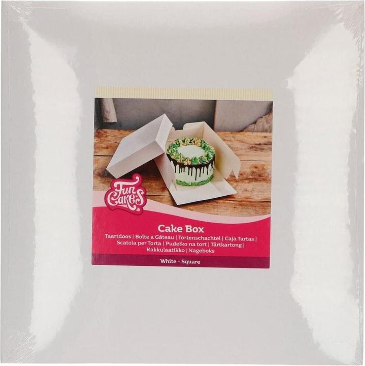 FunCakes Boîte à gâteaux blanche 30x30x15 cm pk/1 (1x)