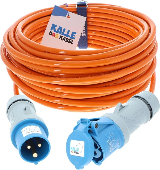 Produktbild Kalle das Kabel Kalle Verlängerungskabel CEE 230V 16A Extreme Signal Orange IP44 (40 m)