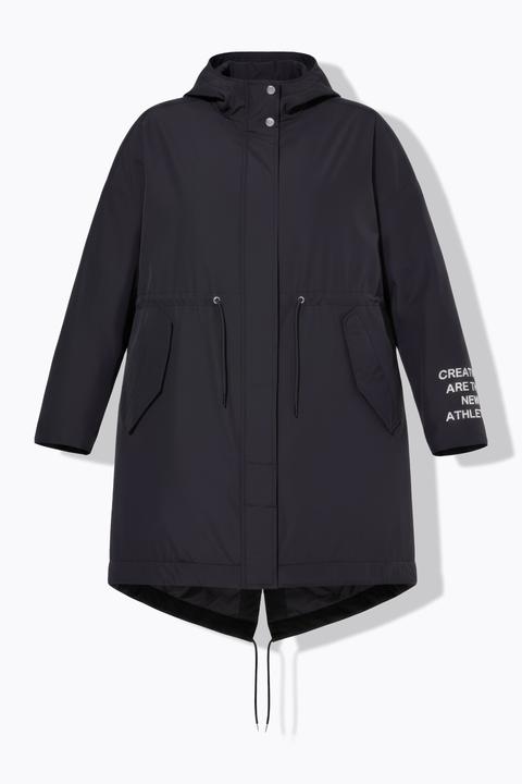 Actual product image Studio Untold Parka, A-line, statement embroidery, hood