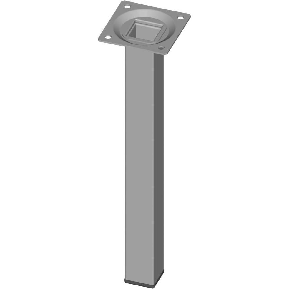 Element-System, Tischbeine + Tischgestell, Stahlrohrfüsse