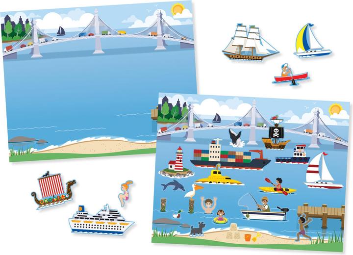 Produktbild Melissa & Doug MELISSA Reusable Sticker Pad - Vehicles