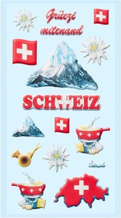 Produktbild Hobby Fun Motivsticker Schweiz 1 Blatt