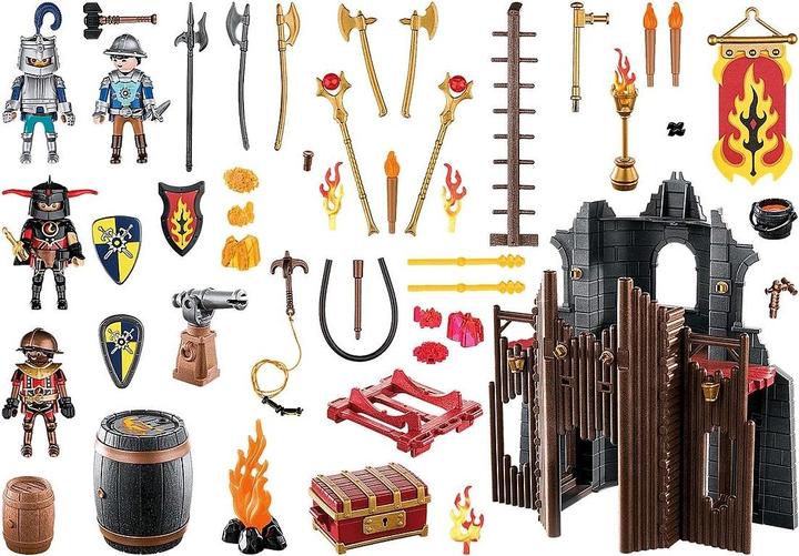 Actual product image Playmobil Burnham Raiders Fire Ruins (70539, Playmobil Novelmore)