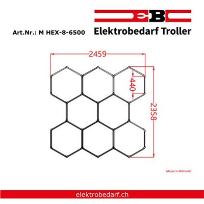 Produktbild EB Troller LED-Hexagon (25200 lm)
