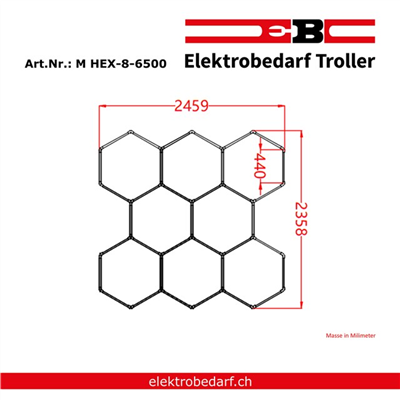 Produktbild EB Troller LED-Hexagon (25200 lm)