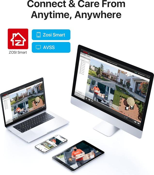 Produktbild Zosi 16-Kanal Überwachungskamera-Set mit DVR (8 Kameras)