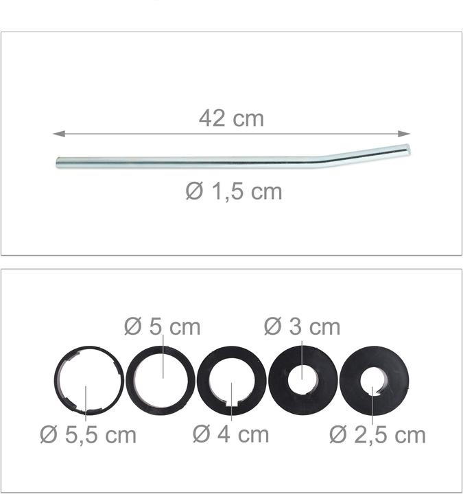 Actual product image Relaxdays Ground socket