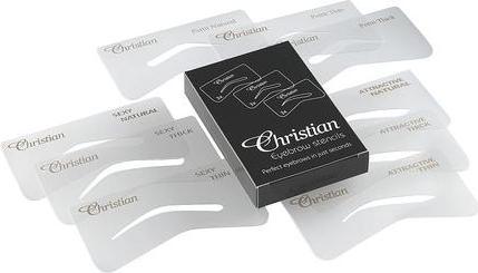 Christian Cosmetics SPA 9-teiliges Set mit Augenbrauenschablonen