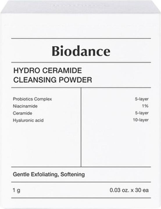 Biodance Hydro Ceramide Cleansing Powder Enzymatic Face Powder 30x1g (Reinigungstücher Gesicht)